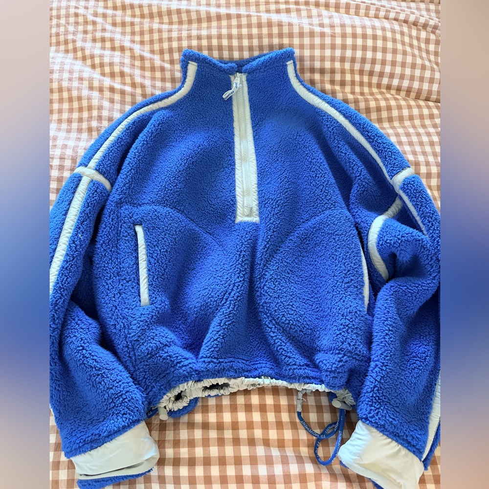 Free People Mt High Half Zip Fleece Small